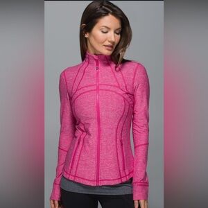 Lululemon Pink Heathered Define Jacket
